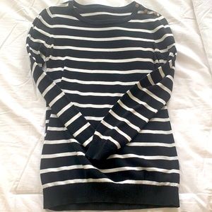 Black and White Stripe Sweater